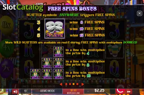 Скрин7. Mardi Gras (Wager Gaming) слот