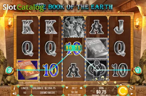 Скрин3. The Book of The Earth слот