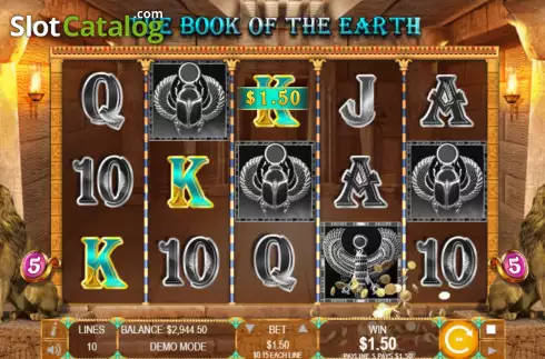 Скрин5. The Book of The Earth слот