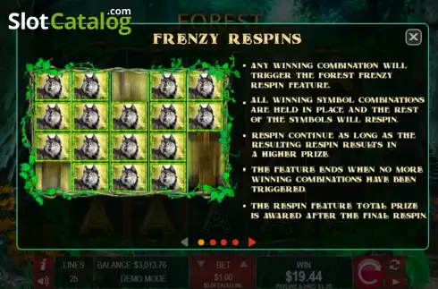 Скрин6. Forest Frenzy (Wager Gaming) слот