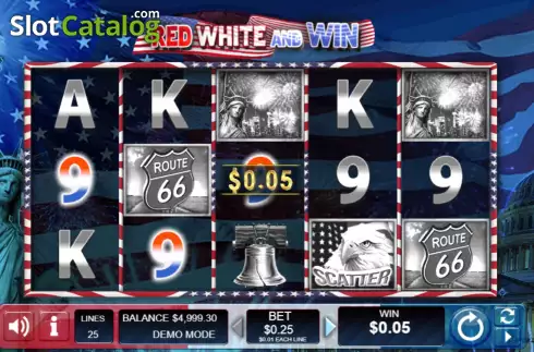 Скрин3. Red White and Win (Wager Gaming) слот