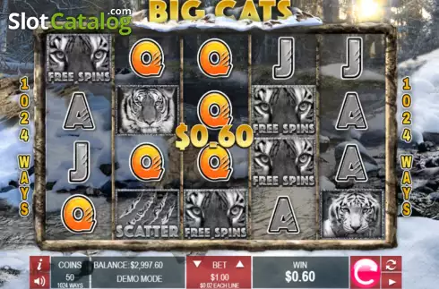 Скрин3. Big Cats слот