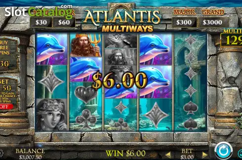 Скрин3. Atlantis Multiways слот