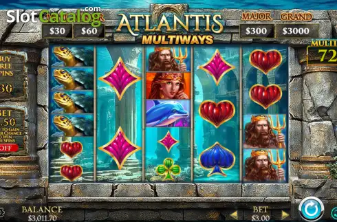 Скрин2. Atlantis Multiways слот