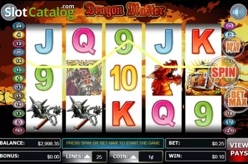 Скрин3. Dragon Master (Wager Gaming) слот