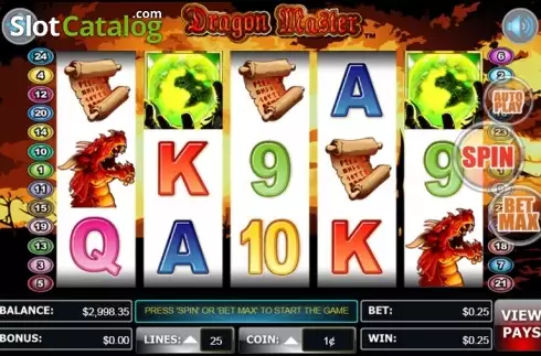 Скрин4. Dragon Master (Wager Gaming) слот