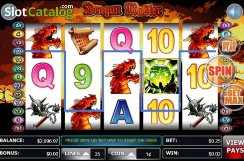Скрин6. Dragon Master (Wager Gaming) слот