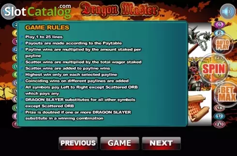 Скрин8. Dragon Master (Wager Gaming) слот