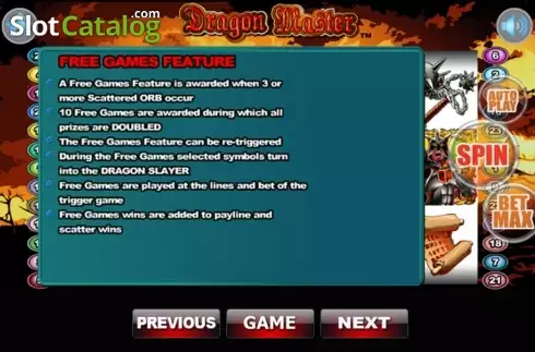 Скрин9. Dragon Master (Wager Gaming) слот