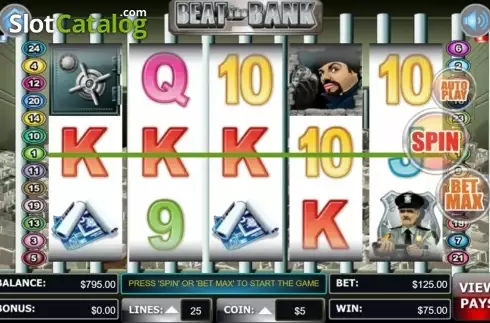 Скрин7. Beat The Bank слот