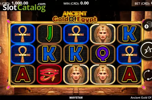Скрин2. Ancient Gold of Egypt слот