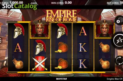 Скрин2. Empire Rise of Rome слот