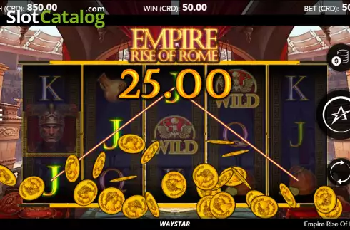 Скрин3. Empire Rise of Rome слот
