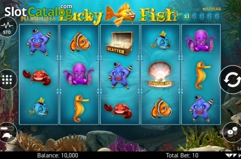 Скрин3. Lucky Fish (Wazdan) слот