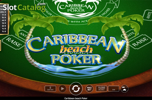 Скрин2. Caribbean Beach Poker (Wazdan) слот