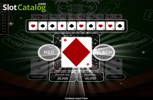 Скрин7. Caribbean Beach Poker (Wazdan) слот