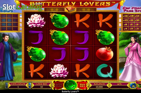 Скрин3. Butterfly Lovers (Wazdan) слот