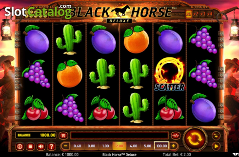 Скрин2. Black Horse Deluxe слот