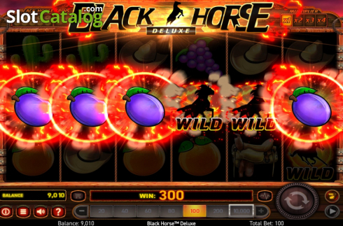 Скрин3. Black Horse Deluxe слот