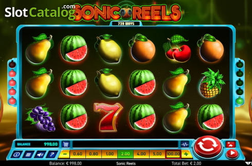 Скрин2. Sonic Reels слот