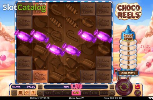 Скрин3. Choco Reels слот