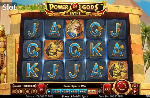 Скрин2. Power of Gods: Egypt слот