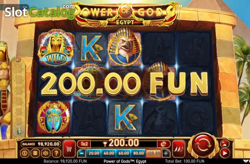 Скрин3. Power of Gods: Egypt слот