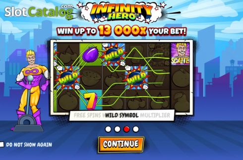 Скрин2. Infinity Hero слот