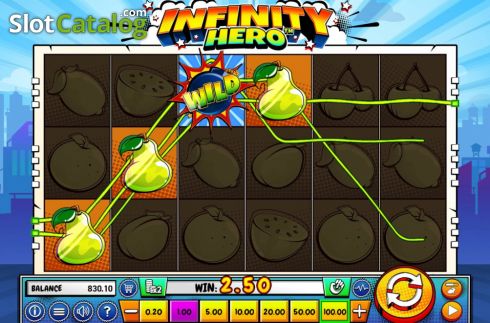Скрин4. Infinity Hero слот