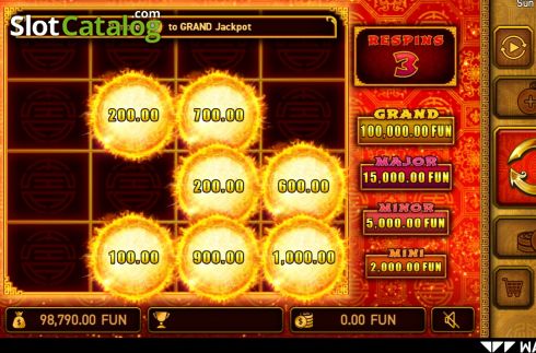 Скрин7. Sun of Fortune слот