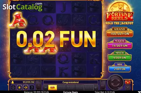 Скрин5. Fortune Reels слот