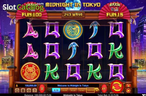 Скрин3. Midnight in Tokyo слот