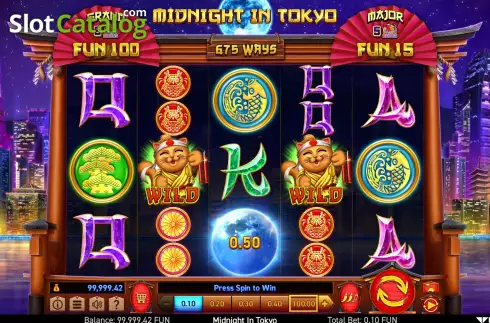 Скрин5. Midnight in Tokyo слот