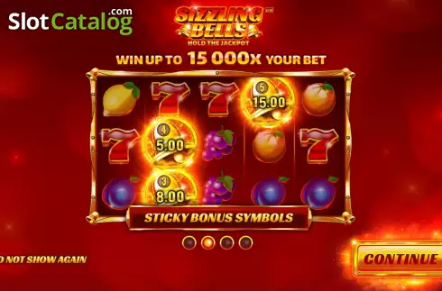 Скрин2. Sizzling Bells слот