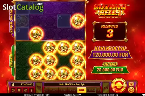 Скрин8. Sizzling Bells слот