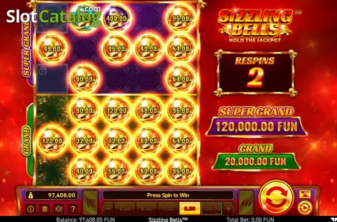 Скрин9. Sizzling Bells слот