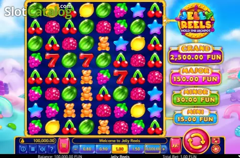 Скрин3. Jelly Reels слот