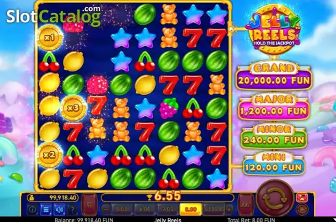 Скрин4. Jelly Reels слот