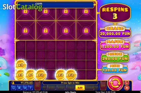 Скрин6. Jelly Reels слот