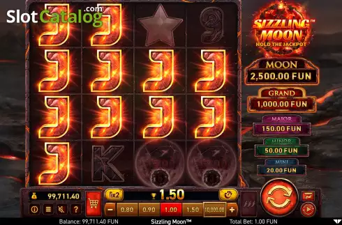 Скрин4. Sizzling Moon слот