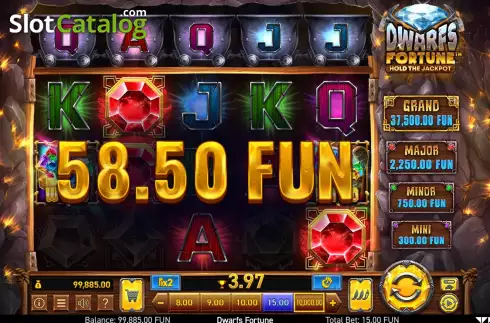 Скрин4. Dwarfs Fortune слот