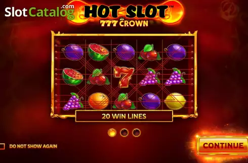 Скрин2. Hot Slot 777 Crown слот
