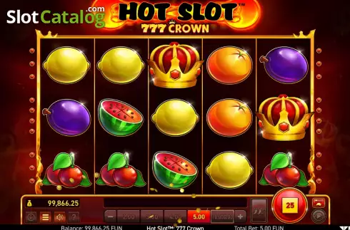 Скрин5. Hot Slot 777 Crown слот