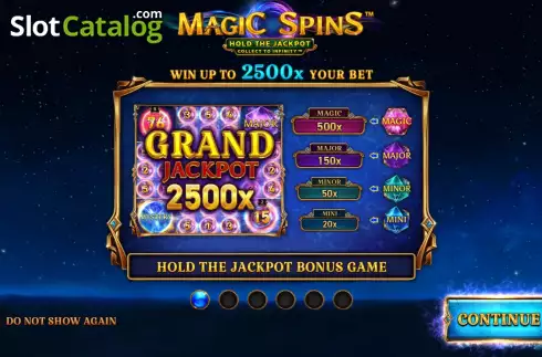 Скрин2. Magic Spins слот
