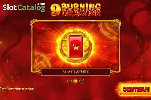 Скрин3. 9 Burning Dragons слот