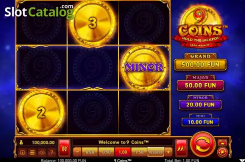 Скрин3. 9 Coins™ слот