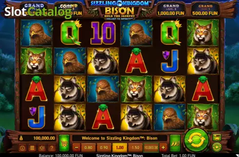 Скрин3. Sizzling Kingdom™: Bison слот
