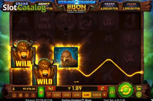 Скрин4. Sizzling Kingdom™: Bison слот