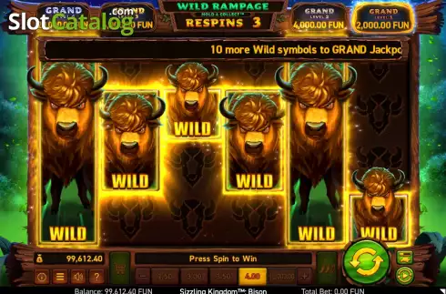 Скрин8. Sizzling Kingdom™: Bison слот