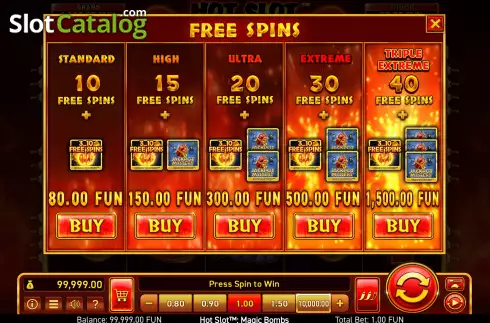 Скрин6. Hot Slot™: Magic Bombs слот